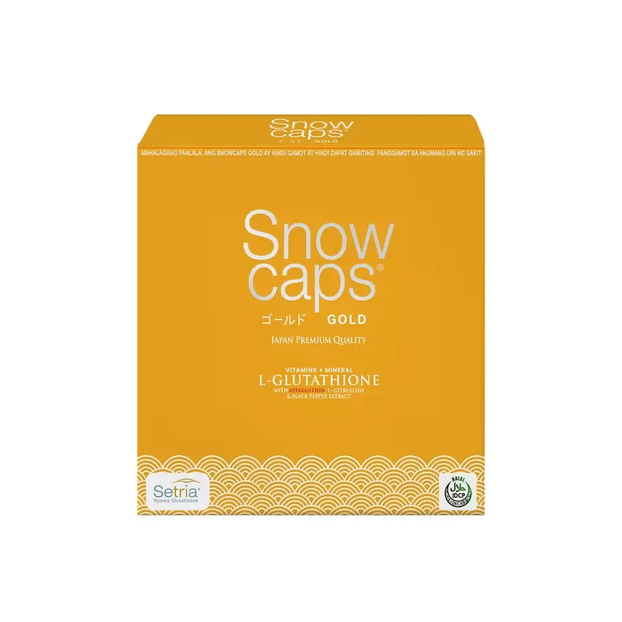 Buy Snow Caps Gold Glutathione Capsules 30s Online